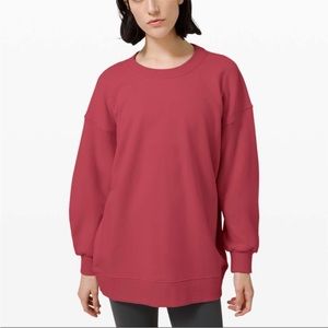 Lululemon Perfectly Oversized Crew - Soft Cranberry Size 6